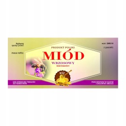 Etiketė viržių medui em0310 - maža