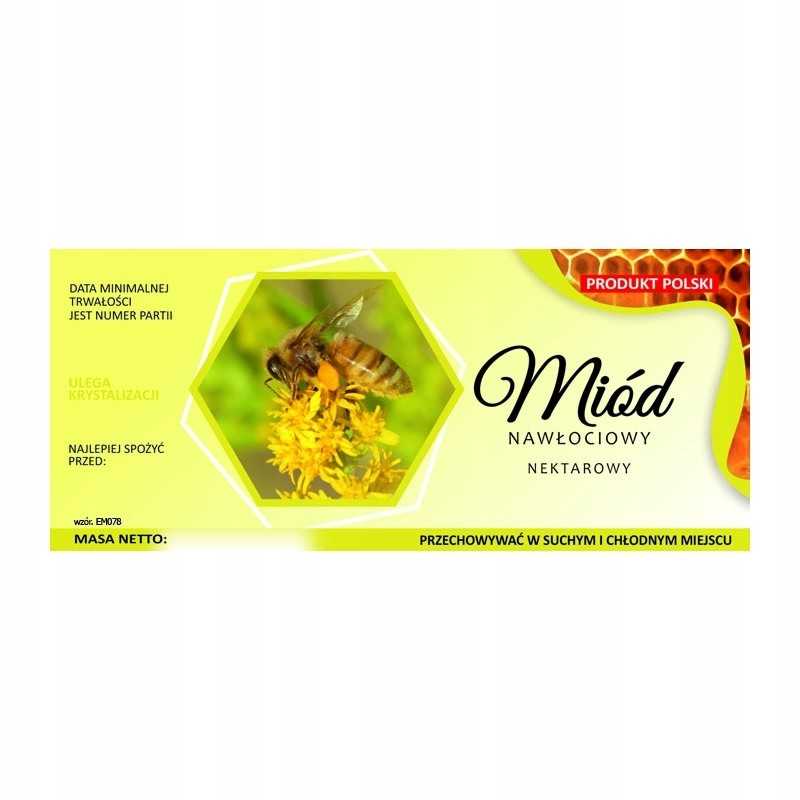 Etiketė auksarankio medui em078 - maža