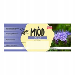 Facelijos medaus etiketė em0511 - maža