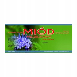 Facelijos medaus etiketė em0111 - maža