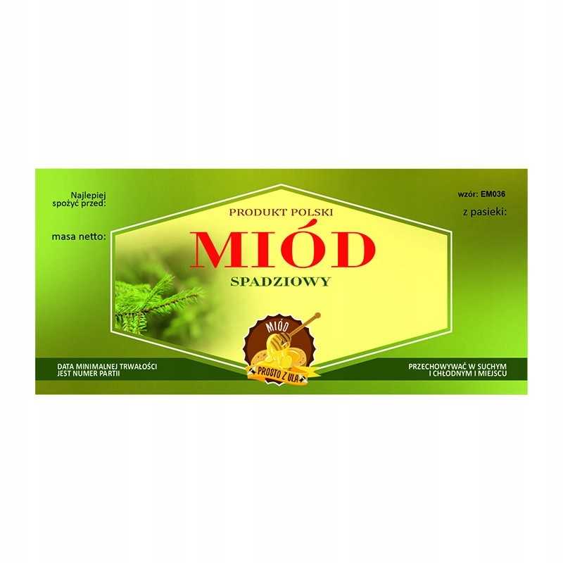 Lipčiaus medaus etiketė em036 - maža