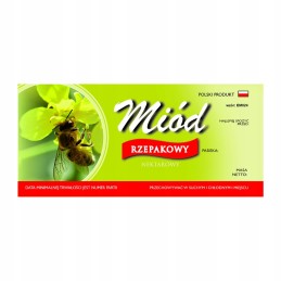 Etiketė rapsų medui em024 – maža