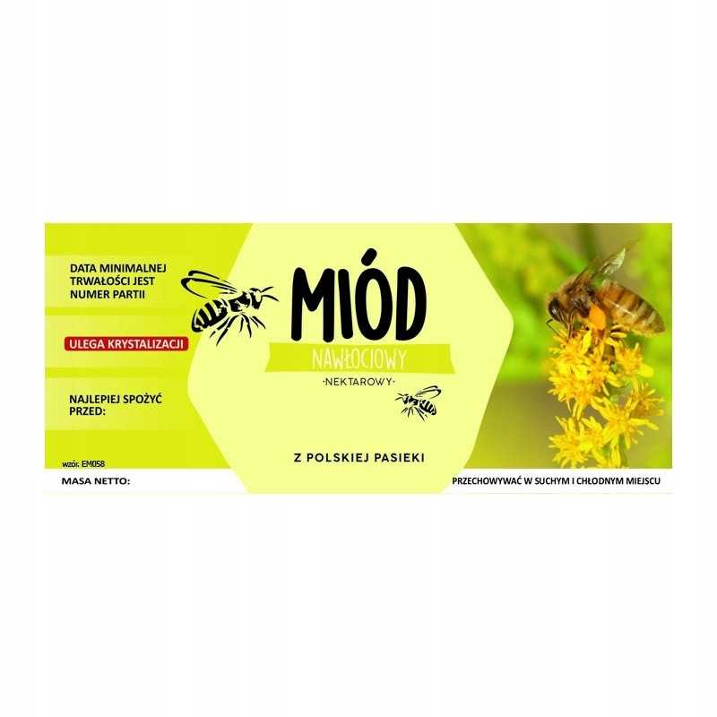 Etiketė auksarankio medui em058 - maža