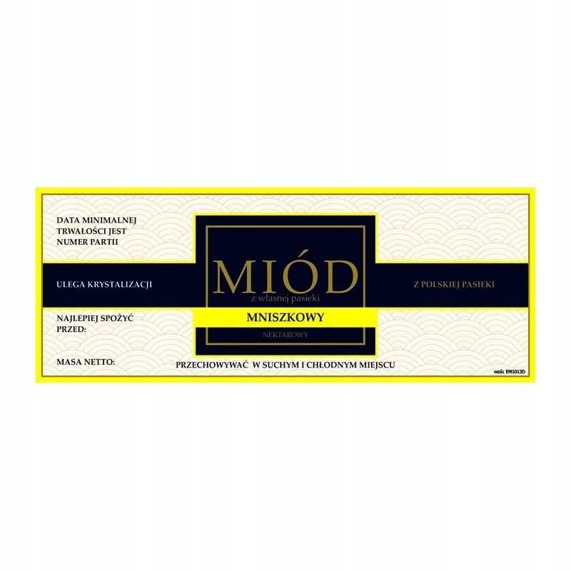 Etiketė kiaulpienių medui em1013 - mažas