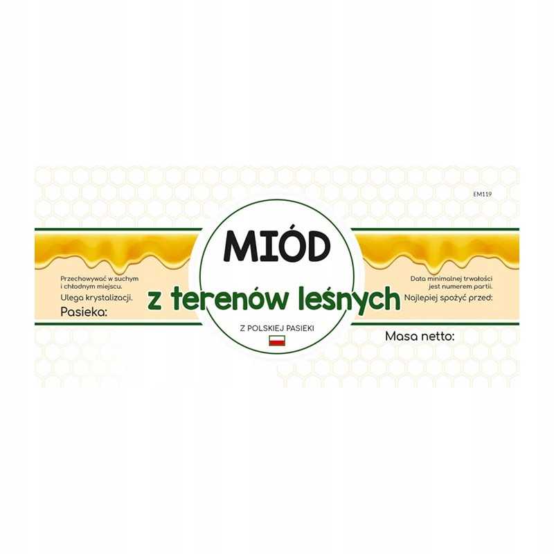 Etiketė medui iš miško plotų em119 - mažas