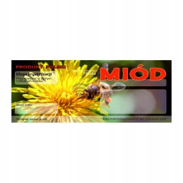 Universali medaus etiketė em046d – didelė