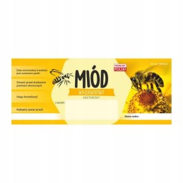 Kelių žiedų medaus etiketė em051d – didelė