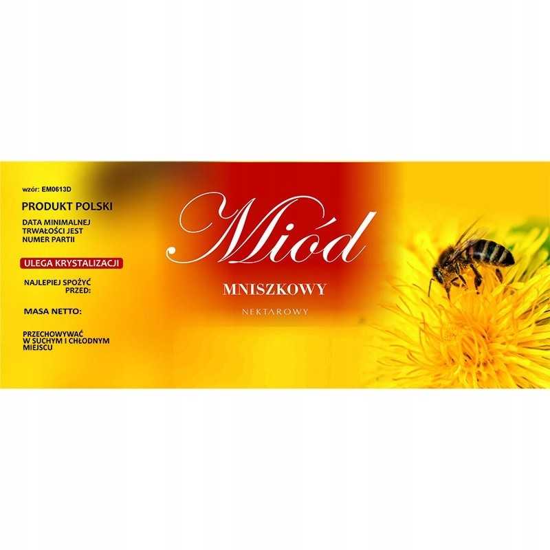 Etiketė kiaulpienių medui em0613d – didelė