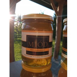 Daugiažiedžių medaus em101d etiketė – didelė