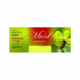 Rapsų medaus etiketė em064d – didelė