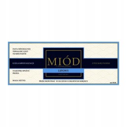 Liepų medaus etiketė em103d – didelė