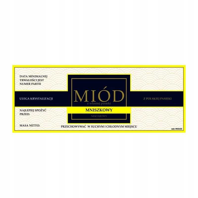 Etiketė kiaulpienių medui em1013d – didelė