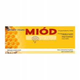 Universali medaus etiketė em043d – didelė