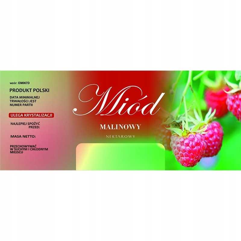 Aviečių medaus etiketė em067d – didelė