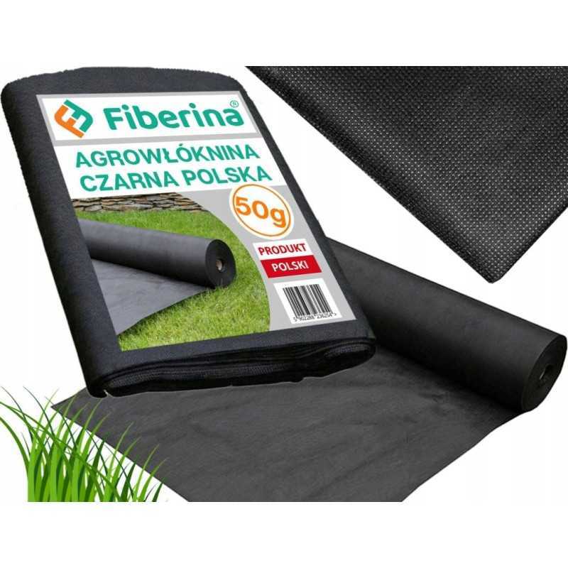 ✨ Lenkiškas agrotekstilės mulčiavimas juodas 1,1x10 m 50g