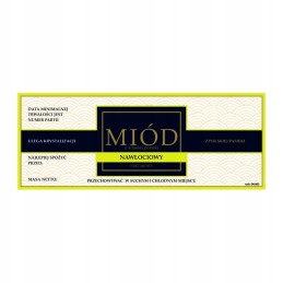 Etiketė auksašakių medui em108d – didelė