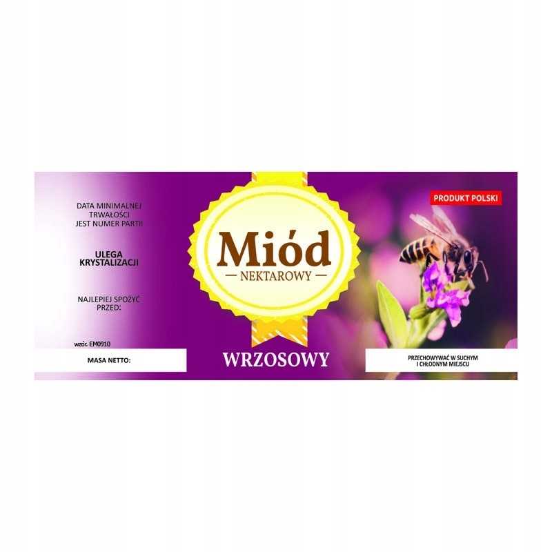 Etiketė viržių medui em0910d – didelė