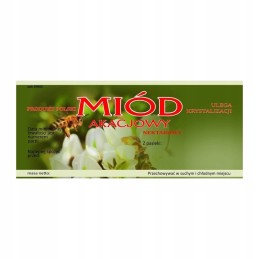 Etiketė akacijų medui em015d – didelė