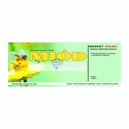 Universali medaus etiketė em042d – didelė