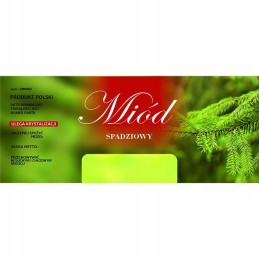 Lipčiaus medaus etiketė em066d – didelė