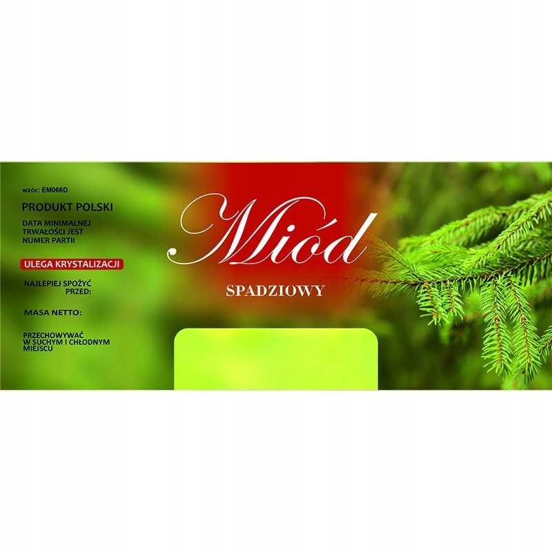 Lipčiaus medaus etiketė em066d – didelė