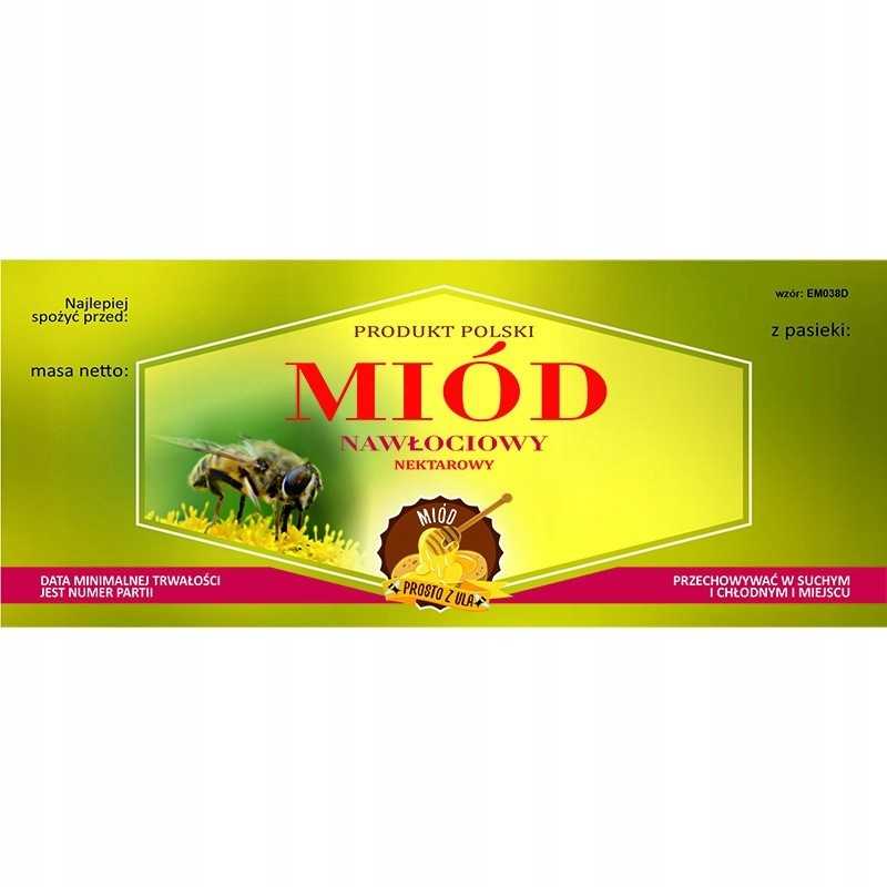 Etiketė auksašakių medui em038d – didelė