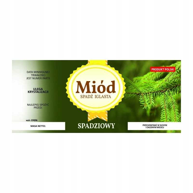 Lipčiaus medaus etiketė em096d – didelė