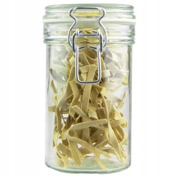 Sandarus stiklinis indas su stikliniu dangteliu, 500ml