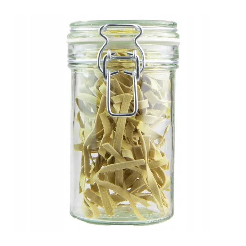 Sandarus stiklinis indas su stikliniu dangteliu, 500ml