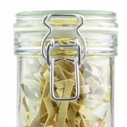 Sandarus stiklinis indas su stikliniu dangteliu, 500ml