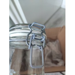 Sandarus stiklinis indas su stikliniu dangteliu, 500ml