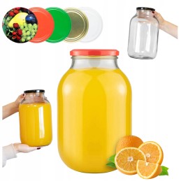 3l stiklainis + dangtelis