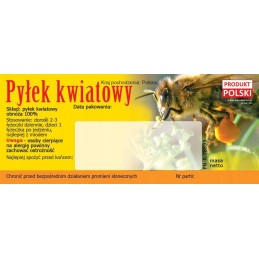 Siūlome lipnias žiedadulkių etiketes - 50 vnt - labai geras produktas!!!