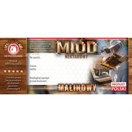 Aviečių medaus etiketės (100 vnt) - raštas E1293