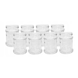 Masono stiklainis, medaus stiklainiai 0,5l 500ml 6 kabliukų rinkinys 8 vnt fi82 6z