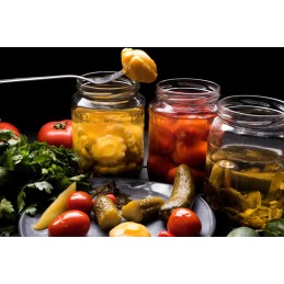 Masono stiklainis, medaus stiklainiai 0,5l 500ml 6 kabliukų rinkinys 8 vnt fi82 6z