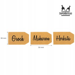 300x lipnios etiketės prieskoniams ir konservams