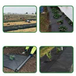 Agrotekstilė 1x20 sodo juoda, stipri piktžolėms