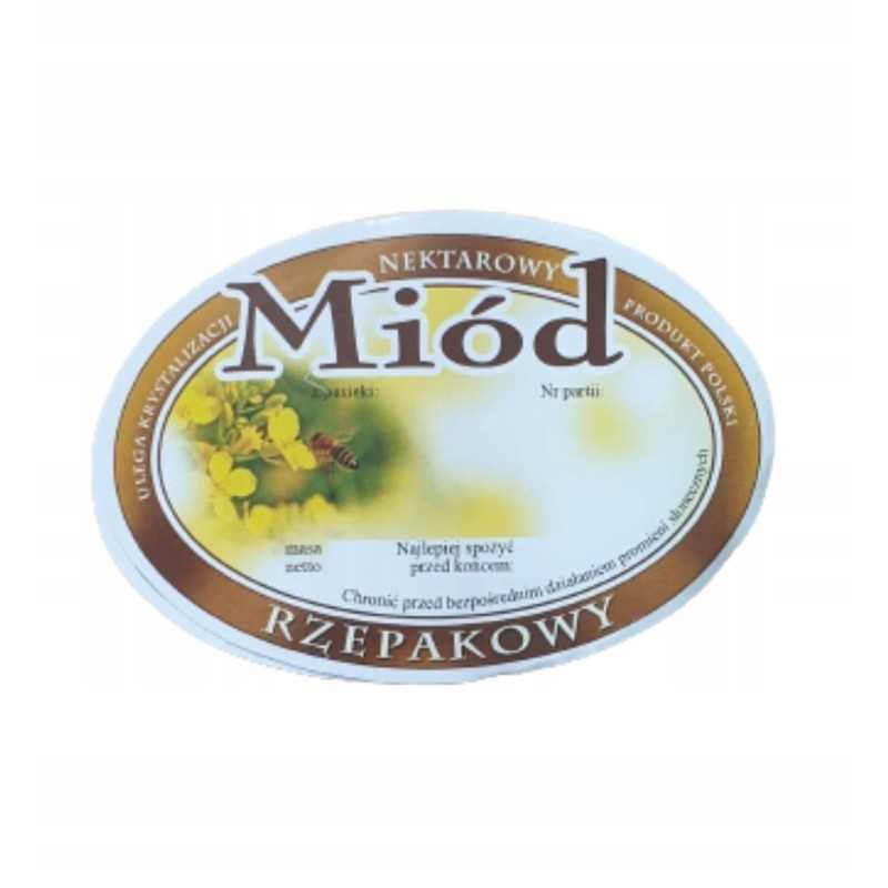 Etiketė, lipdukas medui "rapsų medus"