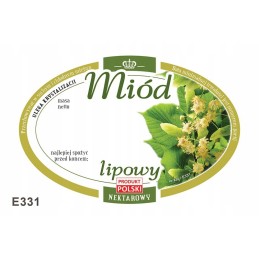 Etiketė, lipdukas 'liepų medus' 100 vnt.