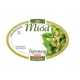 Etiketė, lipdukas 'liepų medus' 100 vnt