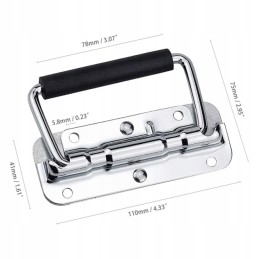 Avilio rankena, nerūdijančio plieno rankena su spyruokle