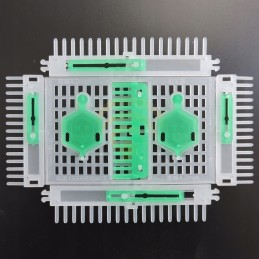 Izoliatorius, dvigubas bičių motinėlės gaubtas