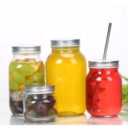 Žvakių indelis su sidabriniu dangteliu - 380 ml