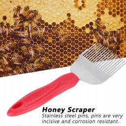 Tiesios šakės dangtelio atplėšimo įtaisas su 18 adatų