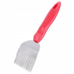 Tiesios šakės dangtelio atplėšimo įtaisas su 18 adatų