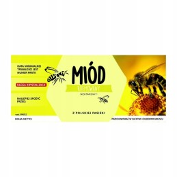 Kremo medaus etiketė em0512d – didelė