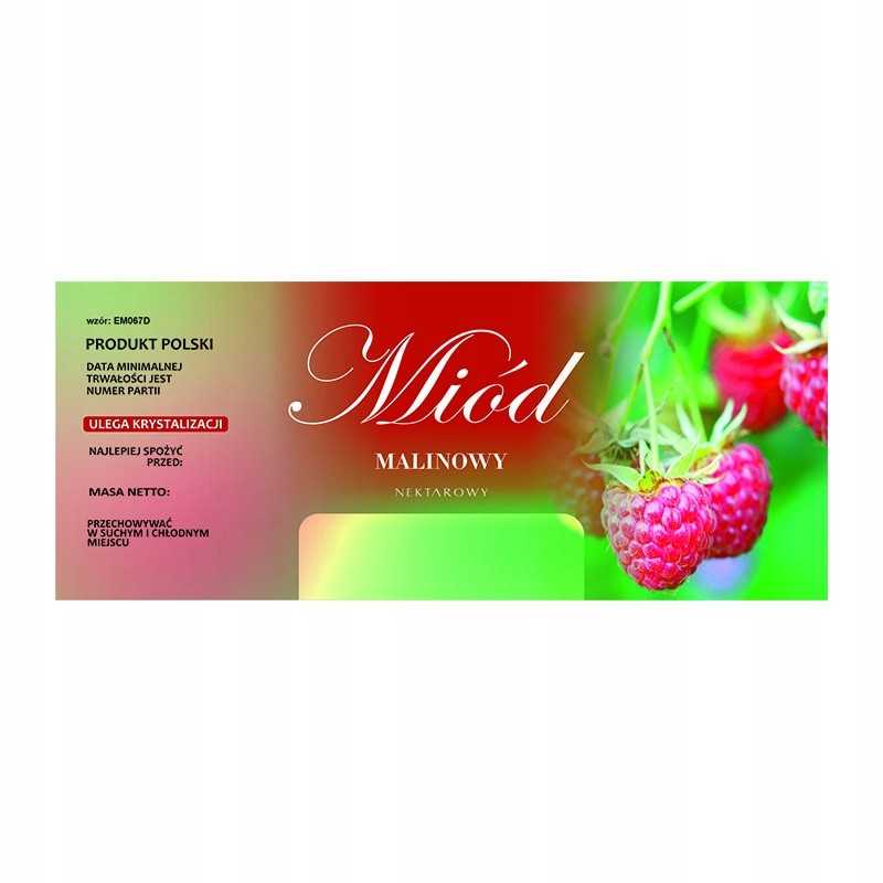 Aviečių medaus etiketė em067d – didelė