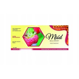 Etiketė aviečių medui em077d – didelė