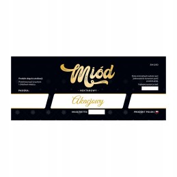 Etiketė akacijų medui em125d – didelė